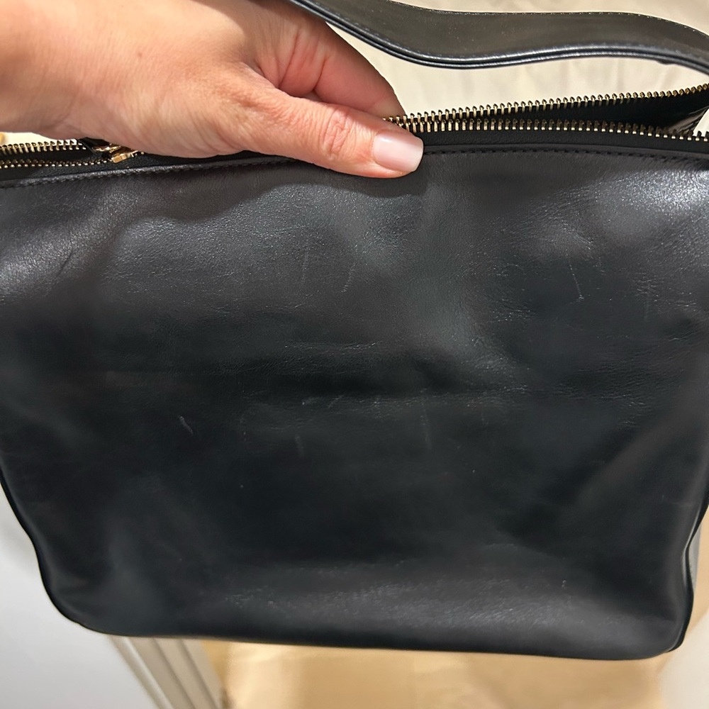 KHAITE Black Leather Shoulder Bag - Picture 9 of 9